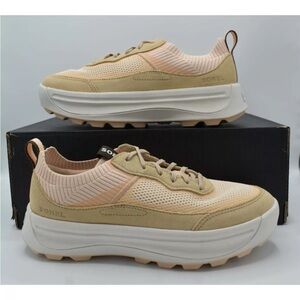 Sorel Womens Size 9.5 ONA 503 Low Knit White Peach Nova Sand Shoes Sneakers 
New